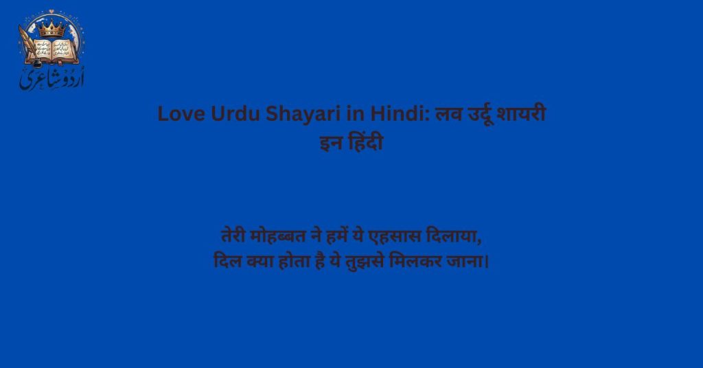 Love Urdu Shayari in Hindi: लव उर्दू शायरी इन हिंदी